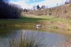 Le lac vue sur la ferme